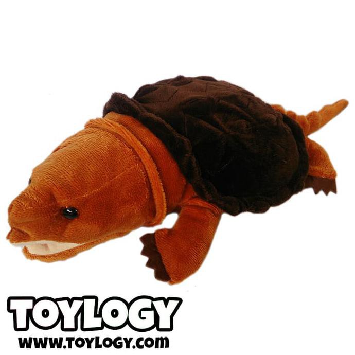 Boneka Hewan Kura-kura ( Common Snapping Turtle Doll ) 14 inch