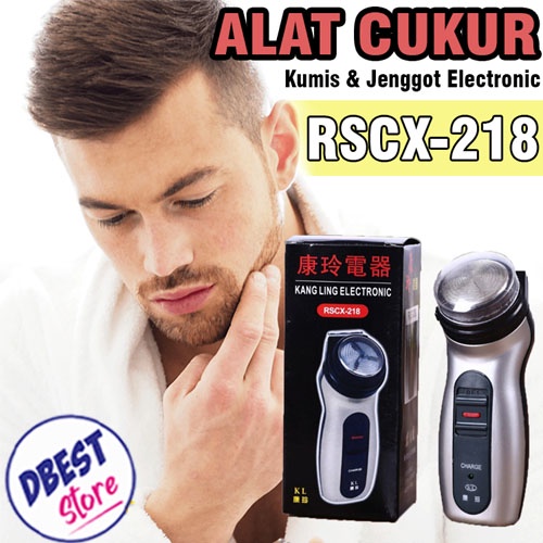 PROMO MURAH [BISA COD] Alat Cukur Kumis Jenggot - Shaver KANG LING Electronic RSCX-218 Travel