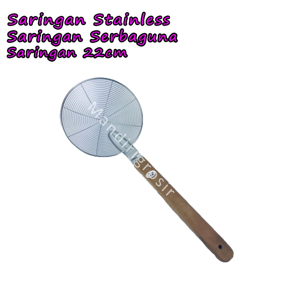 Saringan Stainless *Saringan * Saringan Serbaguna * 22cm