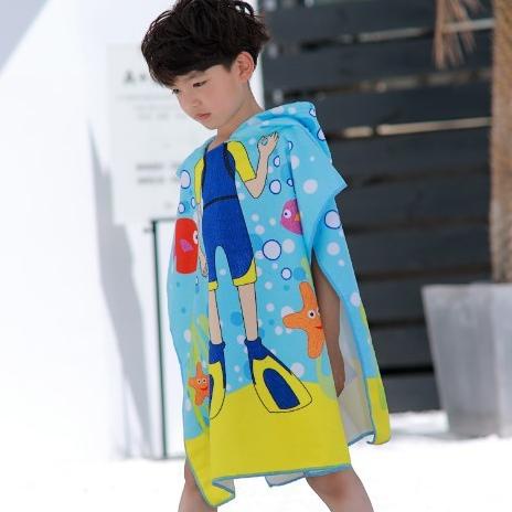 Baju Handuk Anak Baju Handuk Ponco Renang Anak Handuk Hoodie Anak Kara