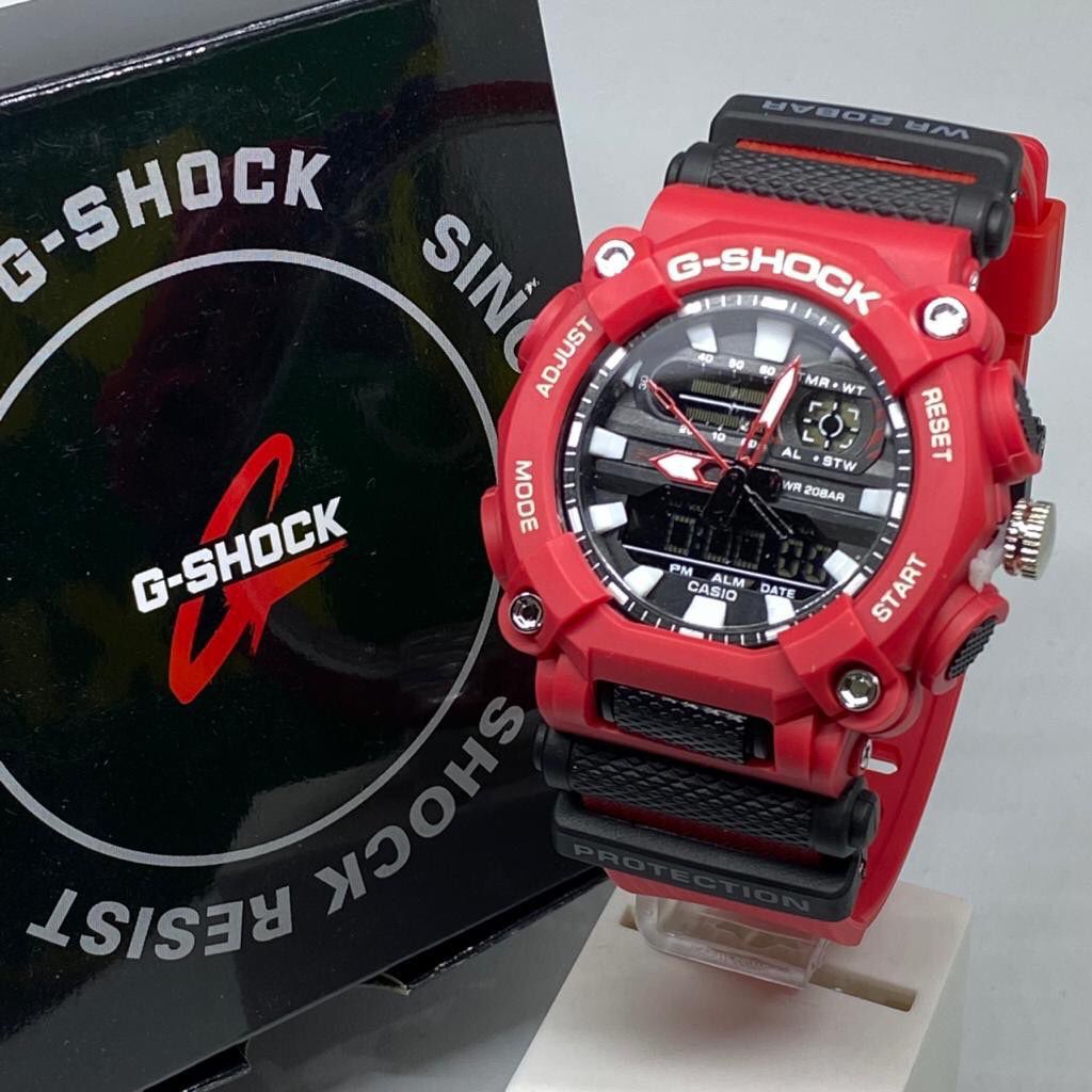 JAM TANGAN PRIA G-SHOCK GA 900 STRAP RUBBER/ JAM TANGAN PRIA G-SHOCK DIGITAL RUBBER GA 900/ Jam Pria Casio Gshock GA 900 &amp; GA900 Ori BM Autolight FullSet/ Jam Tangan Pria G Shock Casio GA 900 Dual Time Digital Rubber Water Resistant