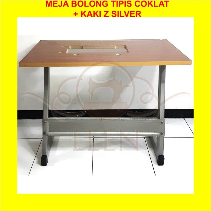 Set Meja + Kaki Mesin Jahit Singer Tradisional Klasik Flatbed LEEN