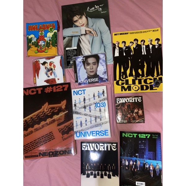 NCT127 NCT Dream (ALBUM ONLY) - jaehyun awaken, neo zone T ver, jeno hot sauce jewel case, sticker s