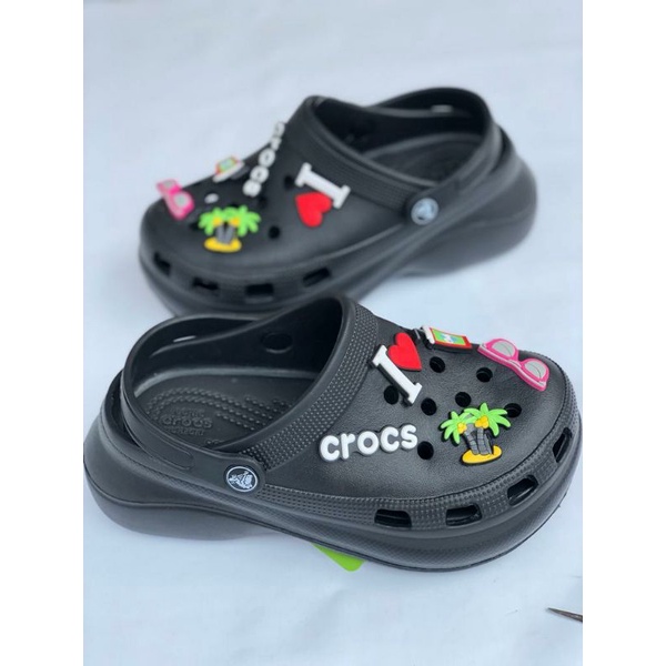 CROCS CLASSIC BAE II CLOG 390 Free JIBBITZ Women Sandals