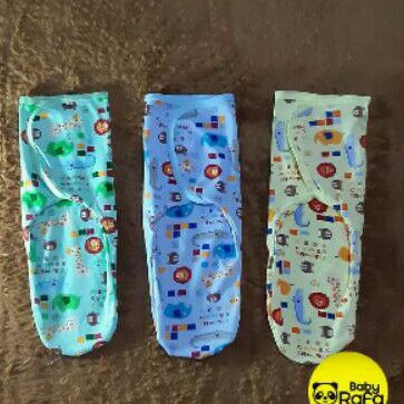 bedong bayi instan resleting/perekat/manual