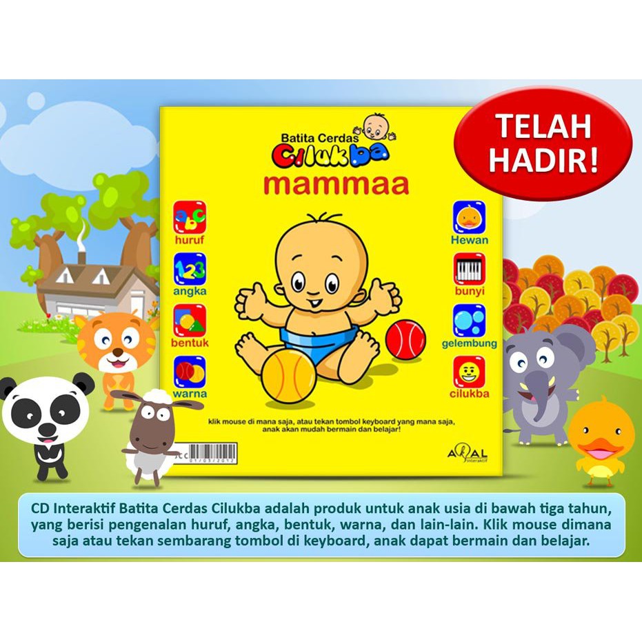 CD Pendidikan Batita Cerdas (CILUKBA MAMMAA) Akal Interaktif
