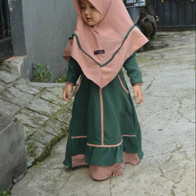 Gamis syar'i anak ORI gwenza