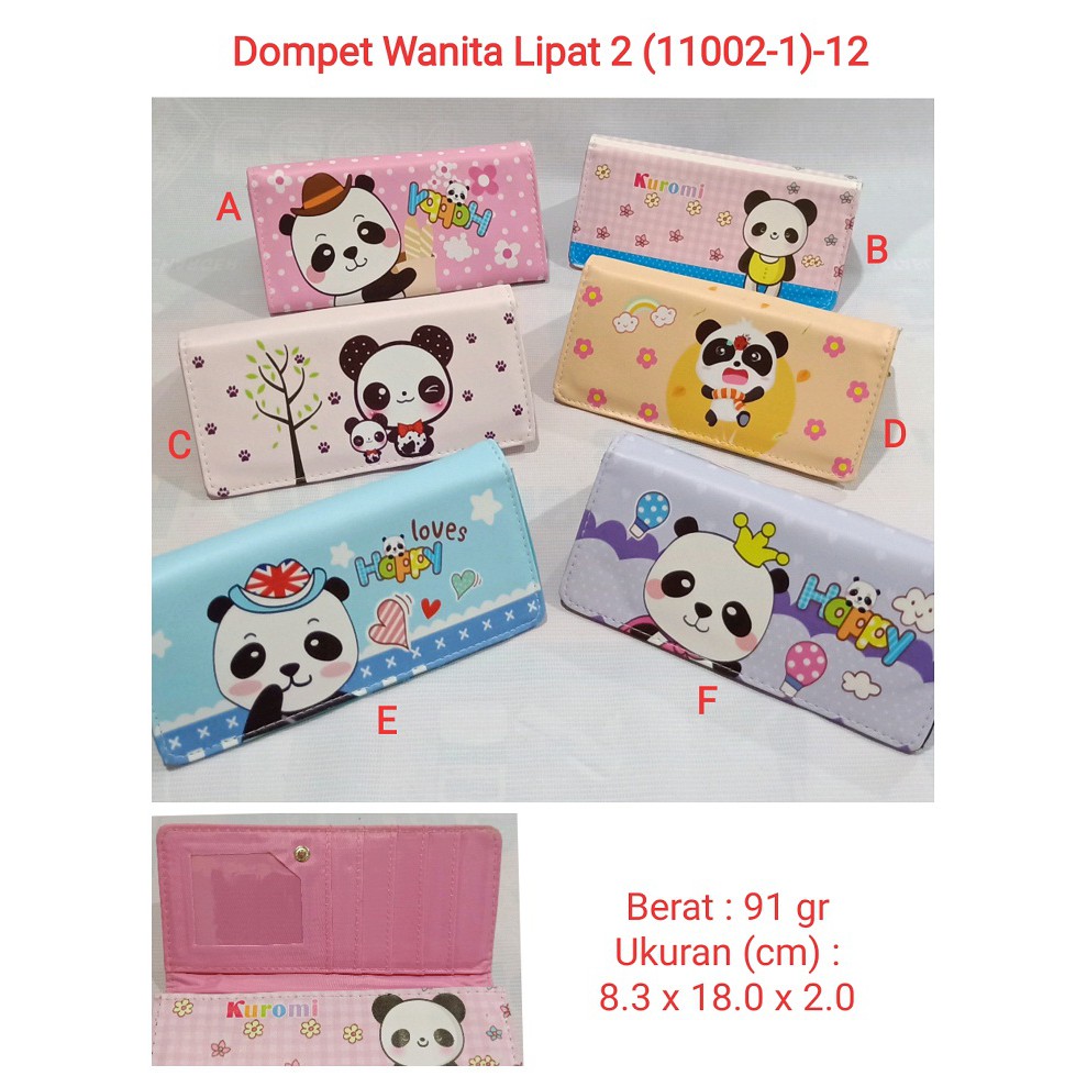 Dompet Wanita Dewasa &amp; Anak2 Lipat ( 11002 - 1 ) 12