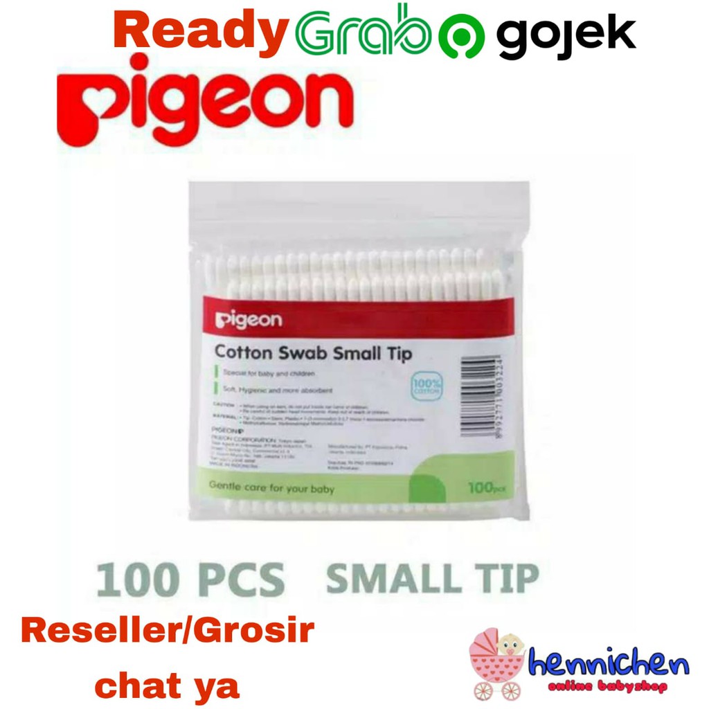 Pigeon Cotton Swab / Cotton Buds Small Tip 100's