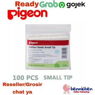 Image of Pigeon Cotton Swab / Cotton Buds Small Tip 100's
