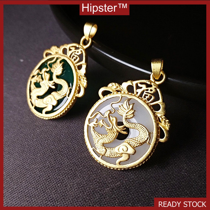 Retro Classic Graceful and Fashionable Auspicious Dragon Pendant Necklace