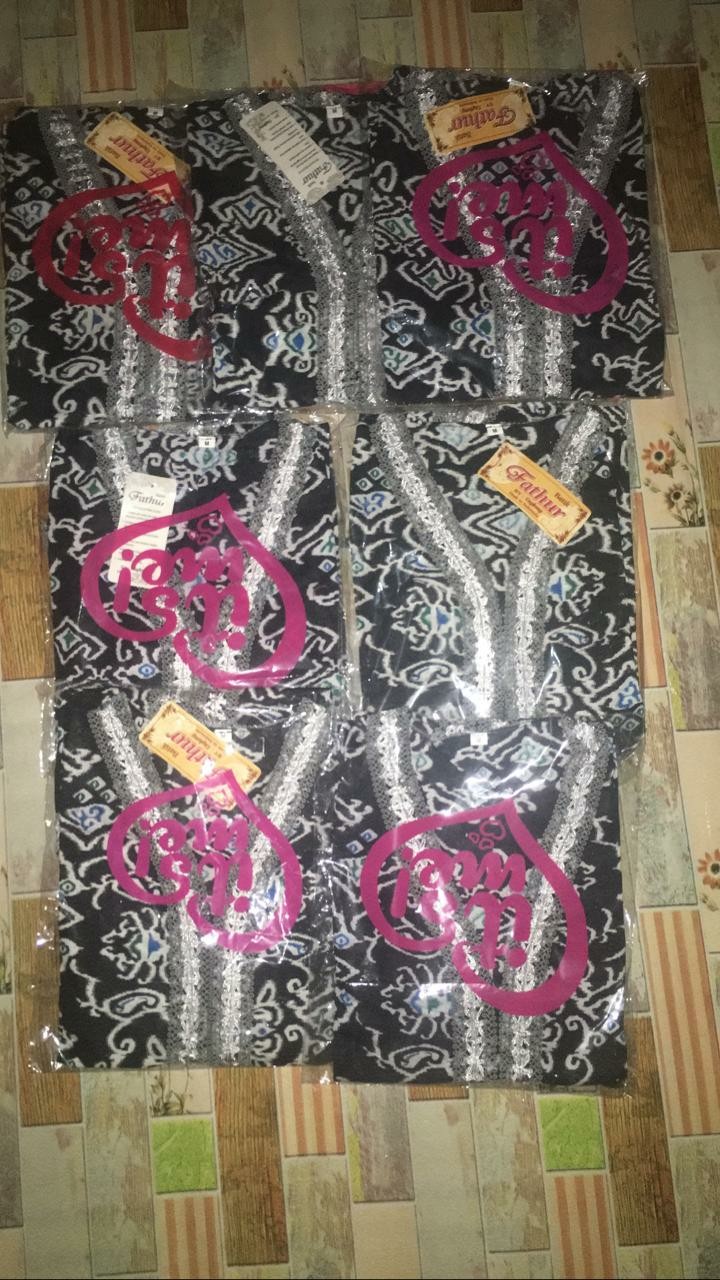 Sarimbit (couple) Kemeja & Blouse Batik Lengan Pendek Motif Mega Murah Ukuran M L Xl Xxl (jumbo)