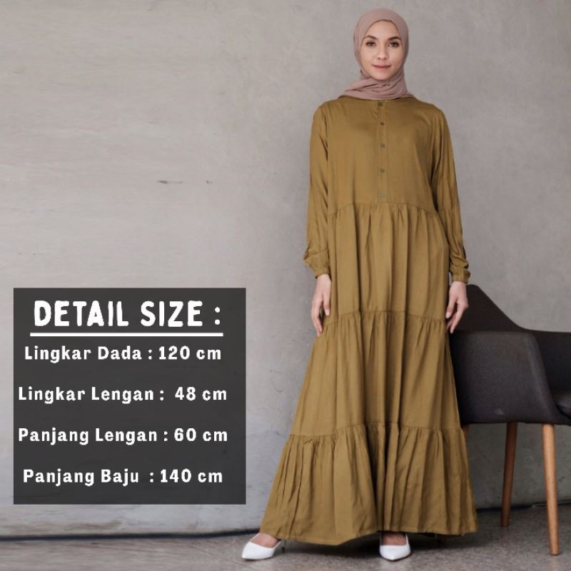 TERLARISS!!HOMEY DRESS WANITA POLOS JUMBO XL LD 120 /DRESS WANITA PREMIUM-BAHAN KATUN RAYON PREMIUM