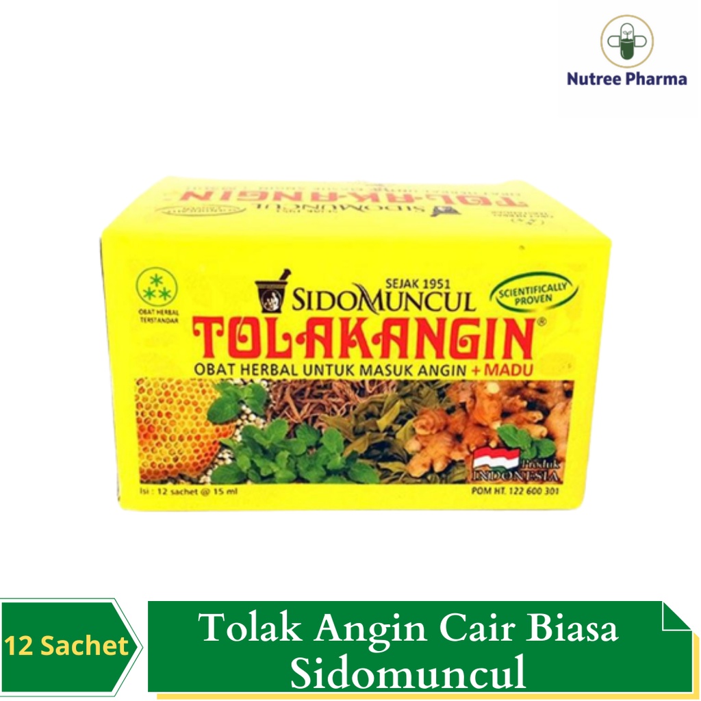 Jual Tolak Angin Cair Isi 12 Sachet Dewasa Sido Muncul Shopee Indonesia