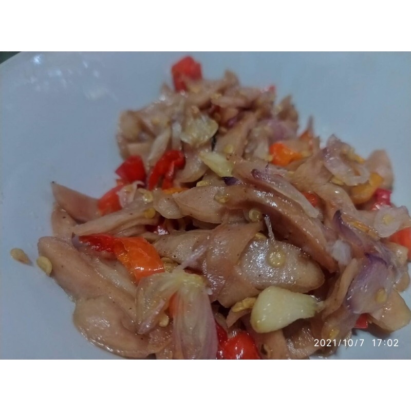 

ciwreng isi sosis ayam pedas