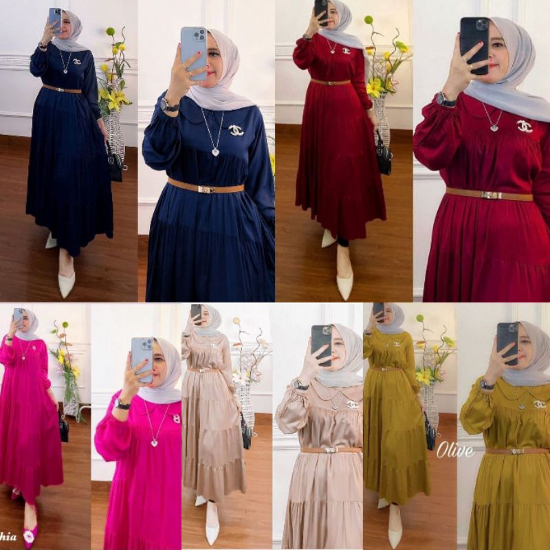 LOLY HOMEDRESS / MIDI DRESS VANESSA WEAR