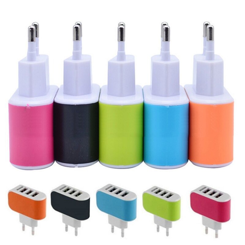 [NEW] Adaptor Charger Batok Charger 3 Port USB Kepala Charger 3 USB Kepala Casan 3 USB Random