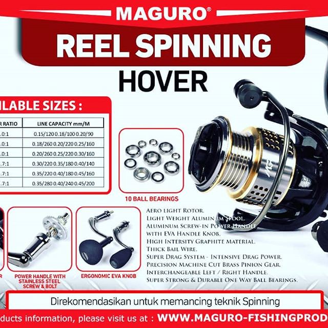 Reel maguro Hover|Zander 1000 Sd 6000