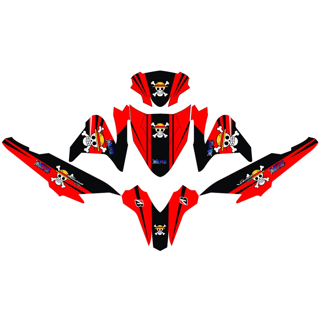 VARIO STIKERCUSTOM FULL BODY DECAL STICKER STRIPING