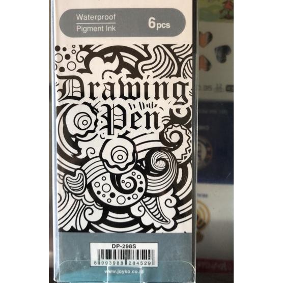 

SALE!! KODE-597 Drawing Kaligrafi Pen Joyko DP-298S (6 pcs) Dp298s Joyko