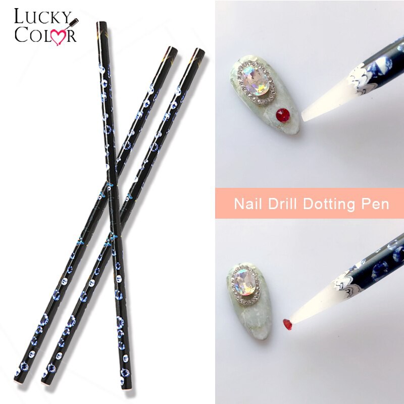 Rhinestone pen pick up picker acc candle / pensil pen alat tempel aksesoris kuku