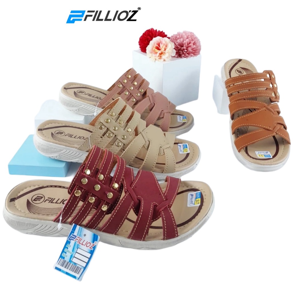 SANDAL SLOP WANITA ORIGINAL FILLIOZ TERLARIS KODE FT40 MURAH HARGA GROSIR