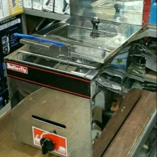 Penggorengan gas deep friyer stenlis