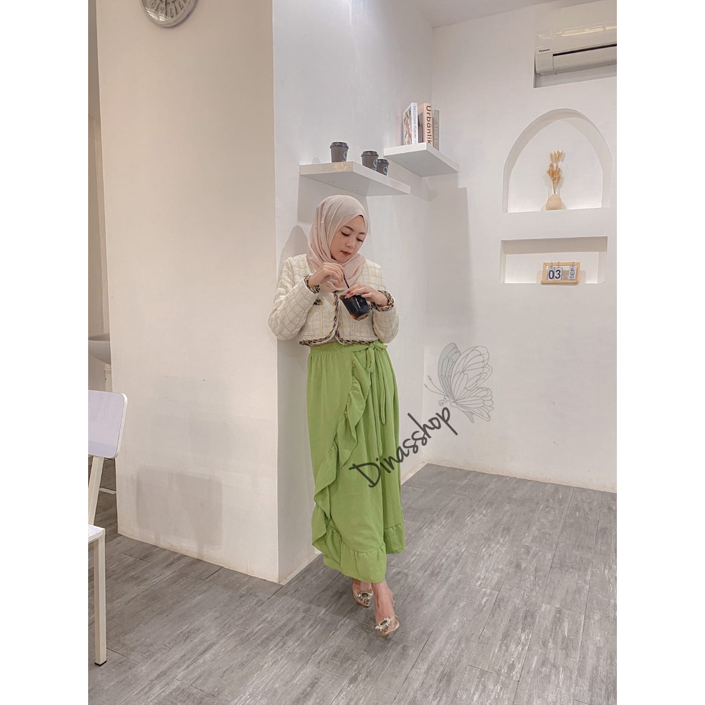 LESLEY SKIRT / ROK REMPEL CRINGKEL AIRFLOW