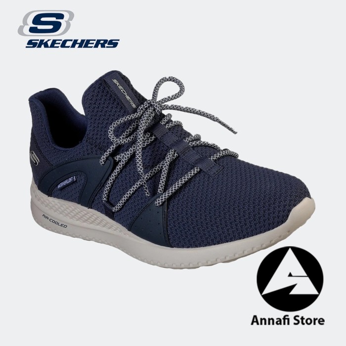 JUAL SEPATU SNEAKERS PRIA SKECHERS MATERA  STRONGLAND 51865-NVY - NAVY - 44
