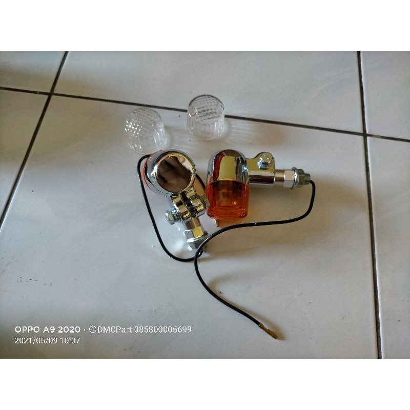 Sen Sein retteng palu tabung import bulat tabung crome custom cb100 gl100 gl pro