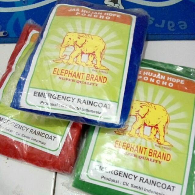 Raincoat darurat (emergency raincoat)