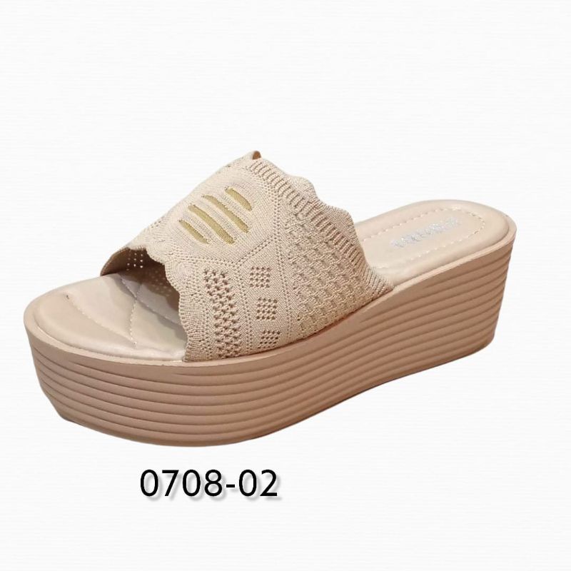 SANDAL WEDGES IMPORT WANITA NO BODY 0708-2
