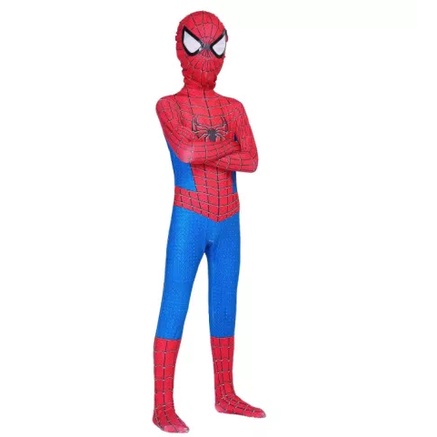 Baju Kostum Spiderman Anak Laki Laki Import