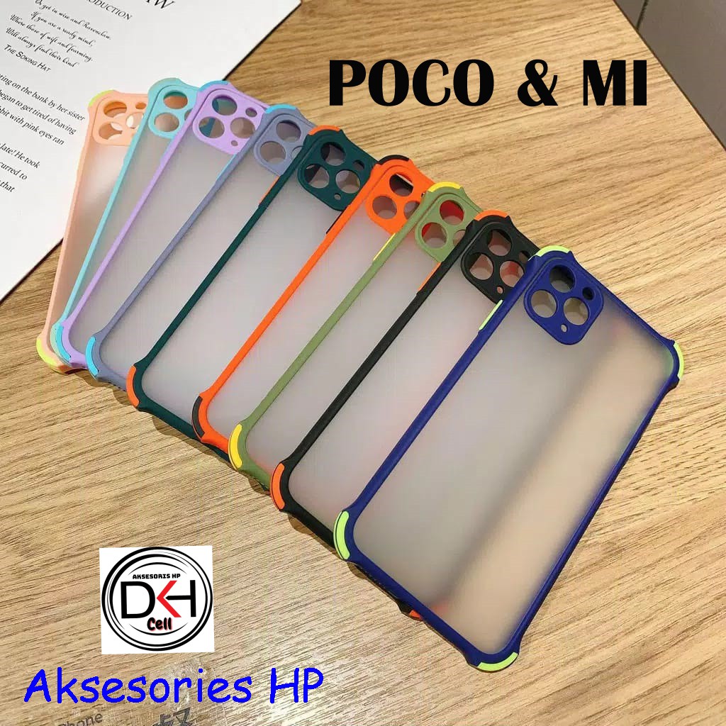 HARD CASE  ANTI CRACK EAGLE EYE  XIAOMI POCO F2 F3 PRO M3 X3 M5S MI 10 10T K40 HARD CASE ANTI CRACK 