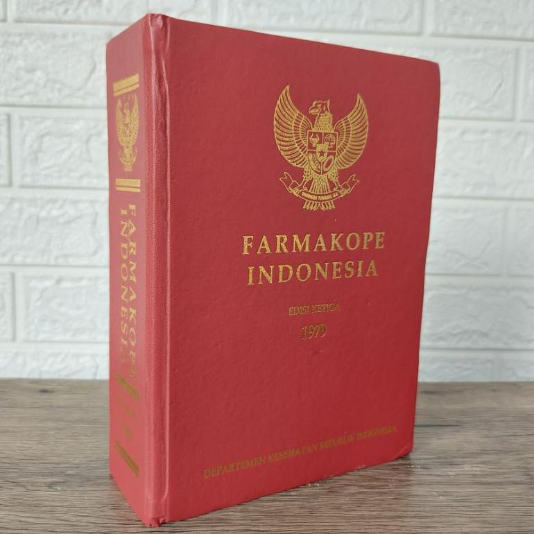 BLW.77 ‣ ORIGINAL FARMAKOPE EDISI 3 HARD COVER BUKU FARMASI DASAR FARMAKOPE 3 ISO FORMULARIUM NASION