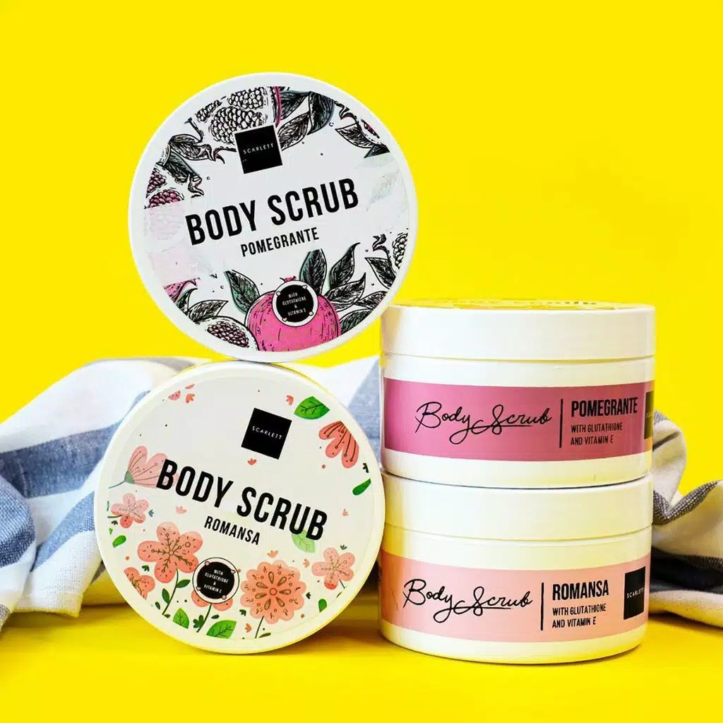Jual Scarlett Body Scrub Romansa Body Scrub Pomegrante Lulur Scarlett