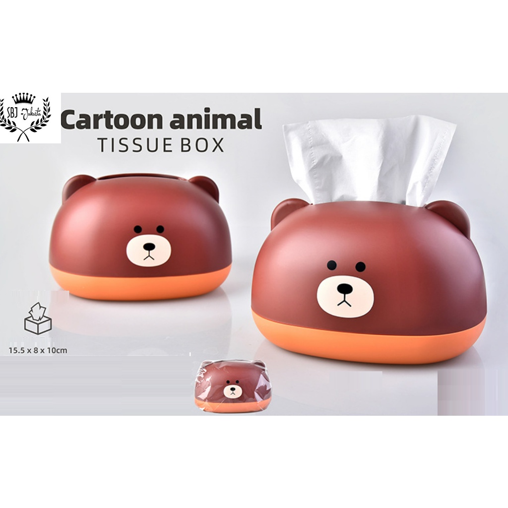 Tempat Tisu Kotak Tisu Tissue Cute Animal Series Tissue Box