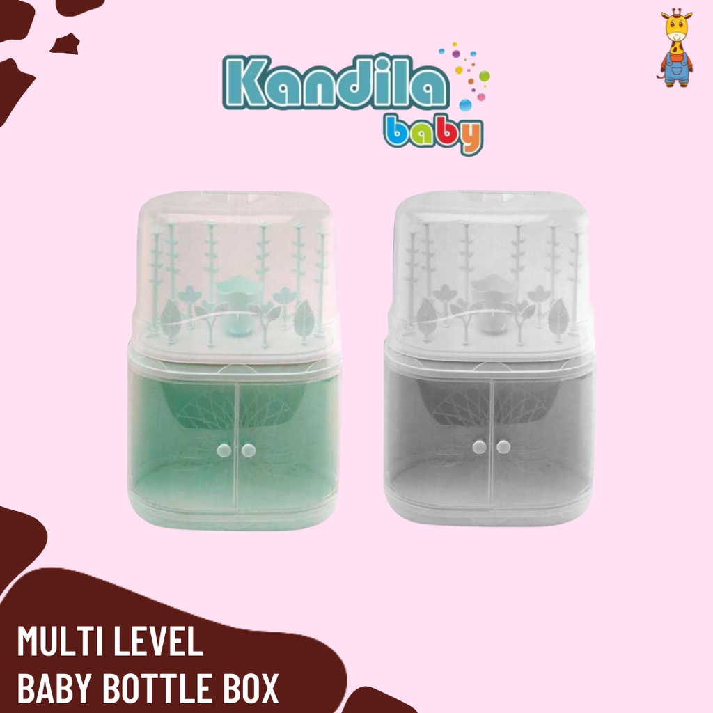 Kandila Multi Level Baby Bottle Box