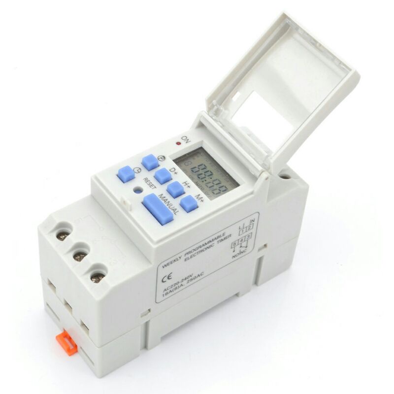 TaffWare Power Timer Programmable Time Switch Relay 16A 220V 2000W - White