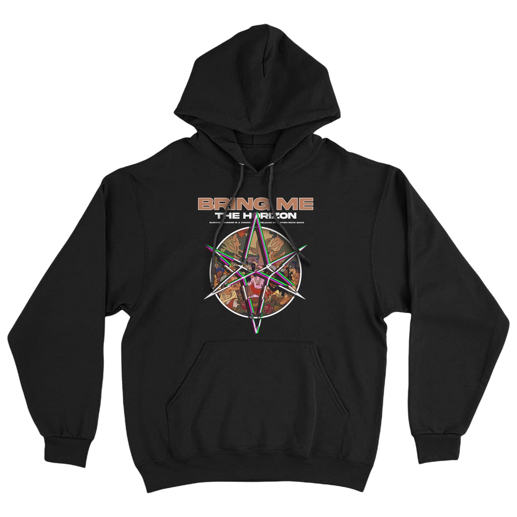 JAKET HOODIE BAND BRING ME THE HORIZON / HOODIE BMTH / JAKET BMTH / HOODIE HITAM / JAKET HITAM / UNI