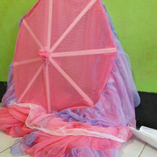 Kelambu Gantung Tile Triple Poni