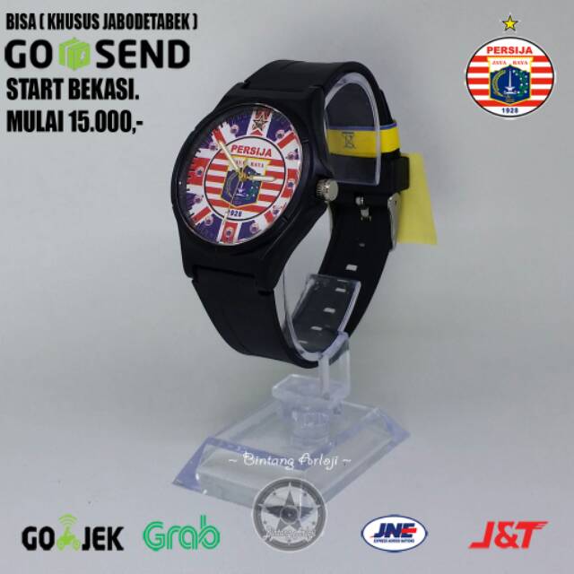 JAM TANGAN PERSIJA ANTI AIR (+BOX JAM BB &amp; +BATREI CADANGAN)