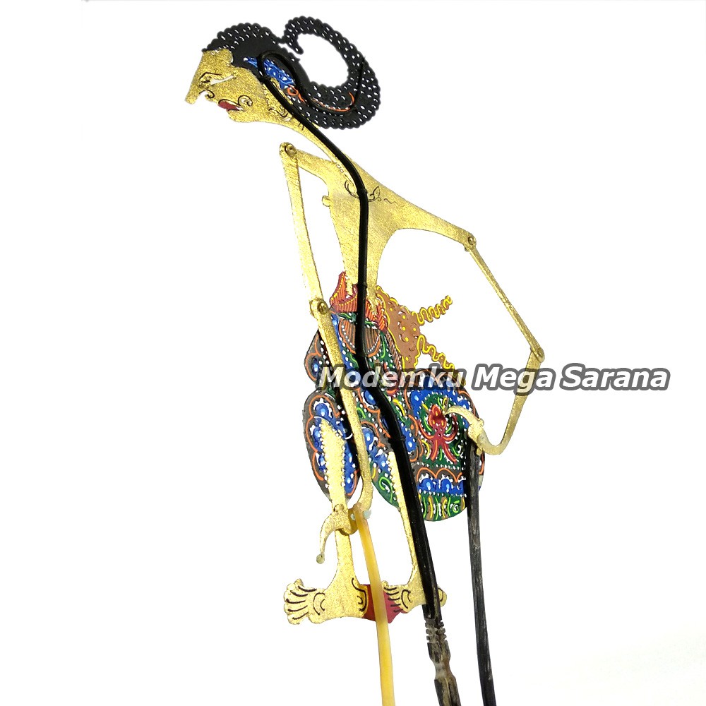 Souvenir Wayang Kulit Mini Caperan Super 20 Cm - Raden Arjuna Janoko Janaka