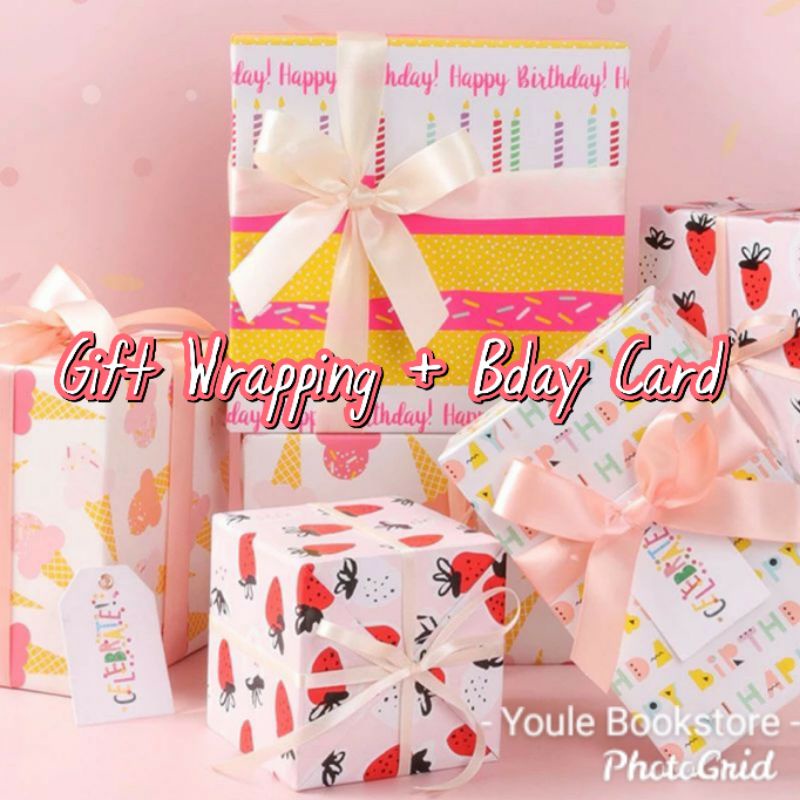 

Bungkus Kado Plus Kartu Sudah Termasuk Double Bubble Wrap Gift Wrapping Jasa Bungkus Kado