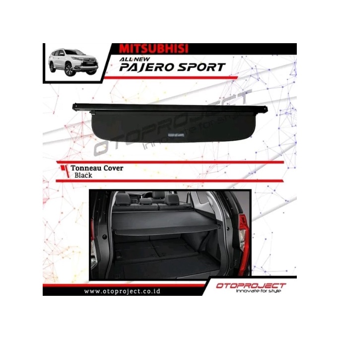 Tonneau Cover ALL NEW PAJERO HITAM