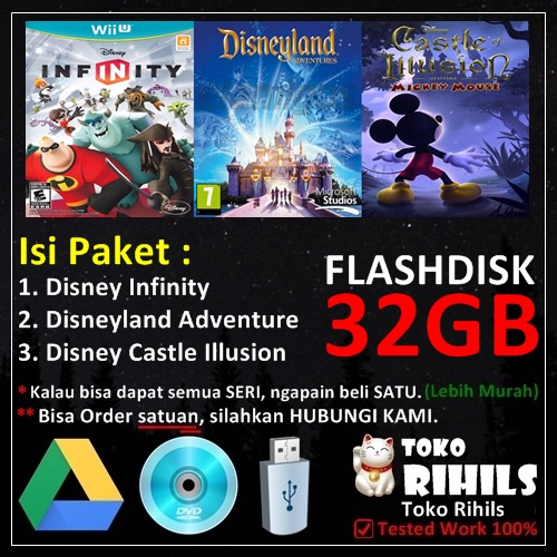 Disney Paket Isi 3 Game PC Laptop
