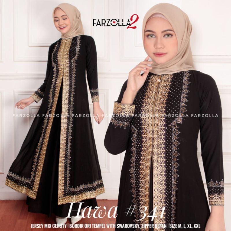 hawa 341 gamis abaya turkey farzolla