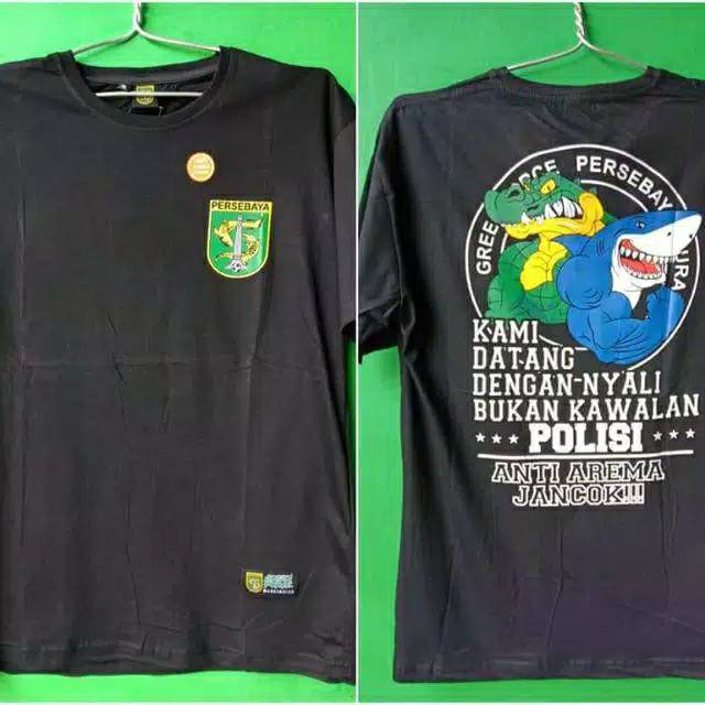 KAOS TSHIRT BONEK KAMI DATANG DGN NYALI BUKAN DGN KAWALAN POLISI