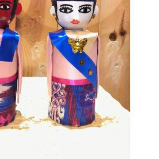 ☊ Boneka ondel-ondel mini mainan anak [sepasang] ❆