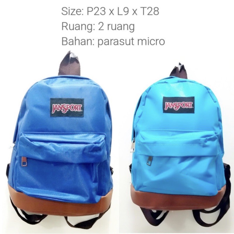 tas ransel mini tas ransel fashion biru tas abg jalan tas ransel